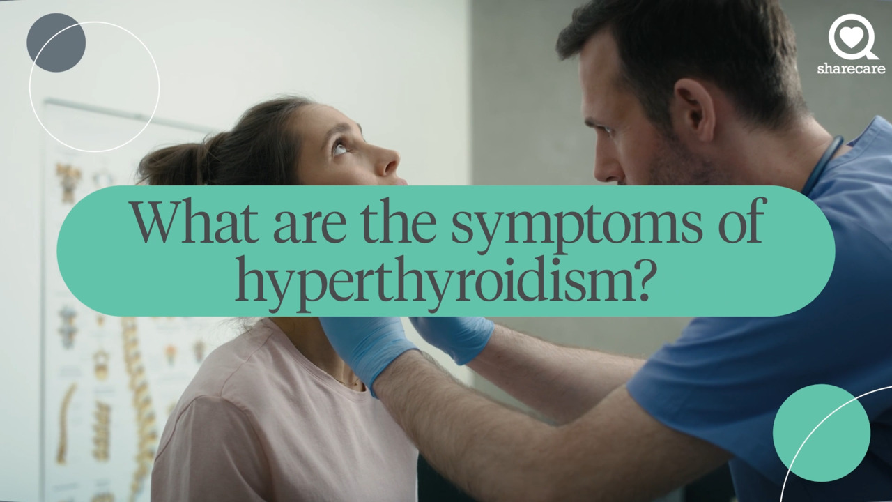 What are the symptoms of hyperthyroidism?