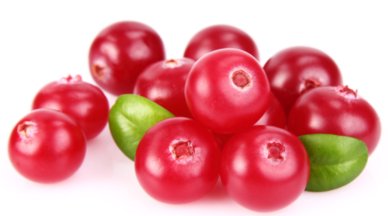 Eat cranberries for a healthier stomach and mouth