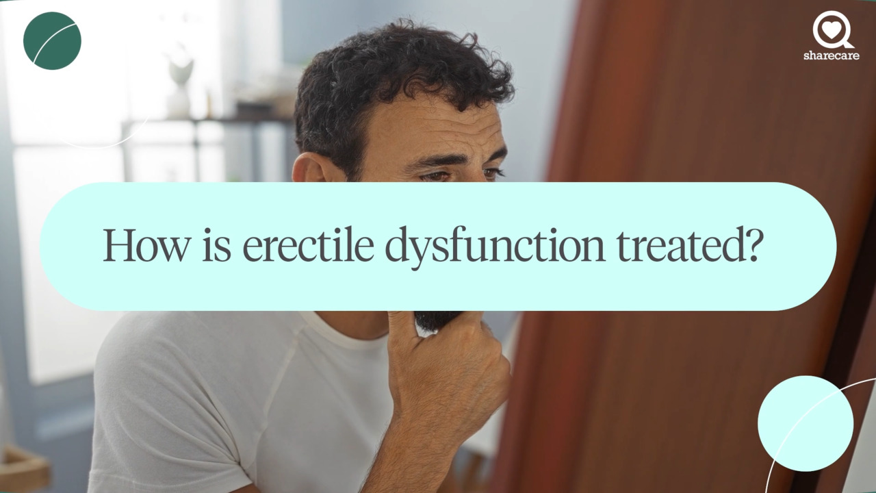 How is erectile dysfunction treated?