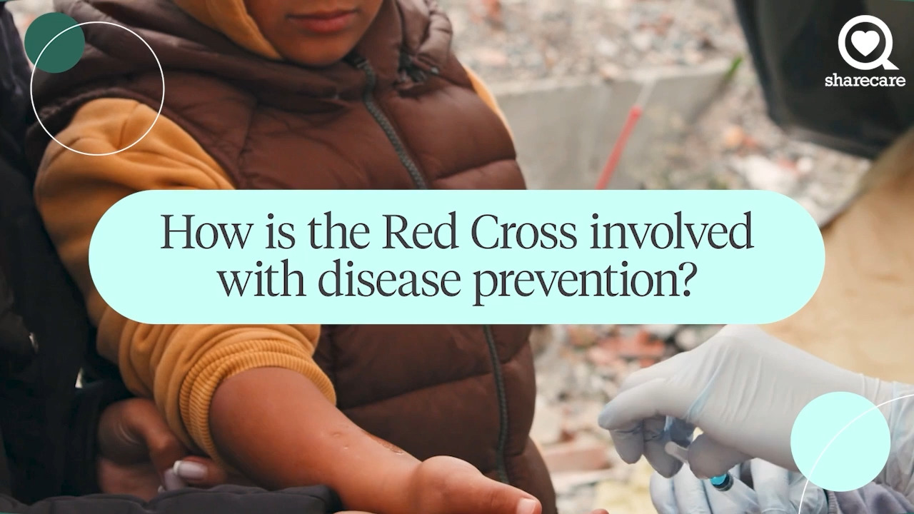How is the Red Cross involved with disease prevention?