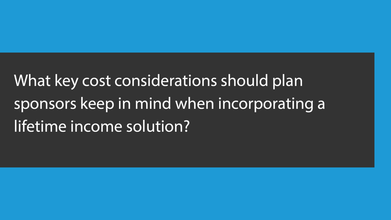 Defined Contribution plans and participants weigh target-date funds with  embedded annuities