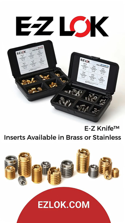 E-Z Knife: Self-Tapping Inserts for Plastic