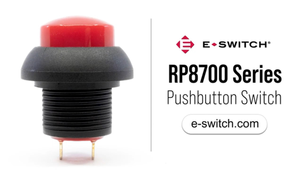 RP8700 Series Sealed, Illuminated Pushbutton Switch