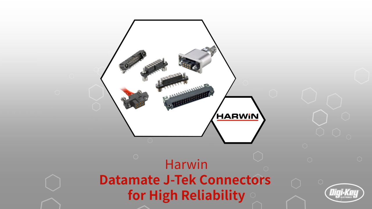 高信頼性を実現するDatamate J-Tekコネクタ | Datasheet Preview