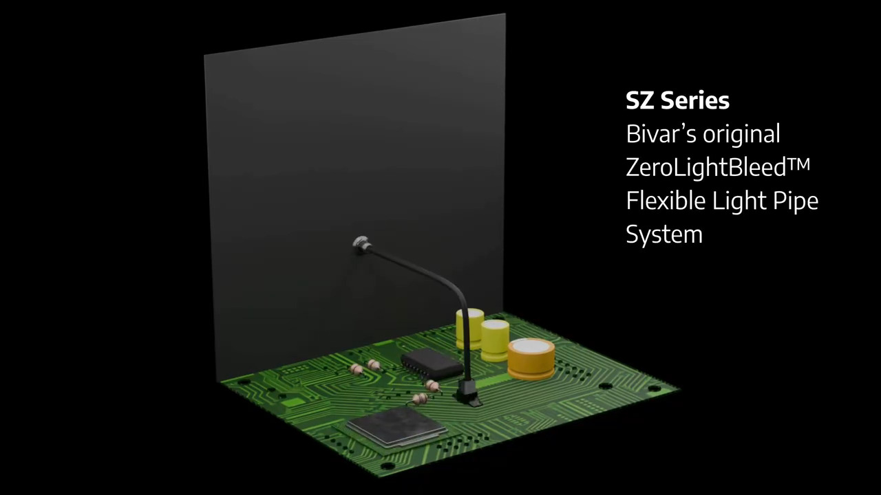 SZSF Series – Space-Saving Small Footprint Flexible Light Pipe System