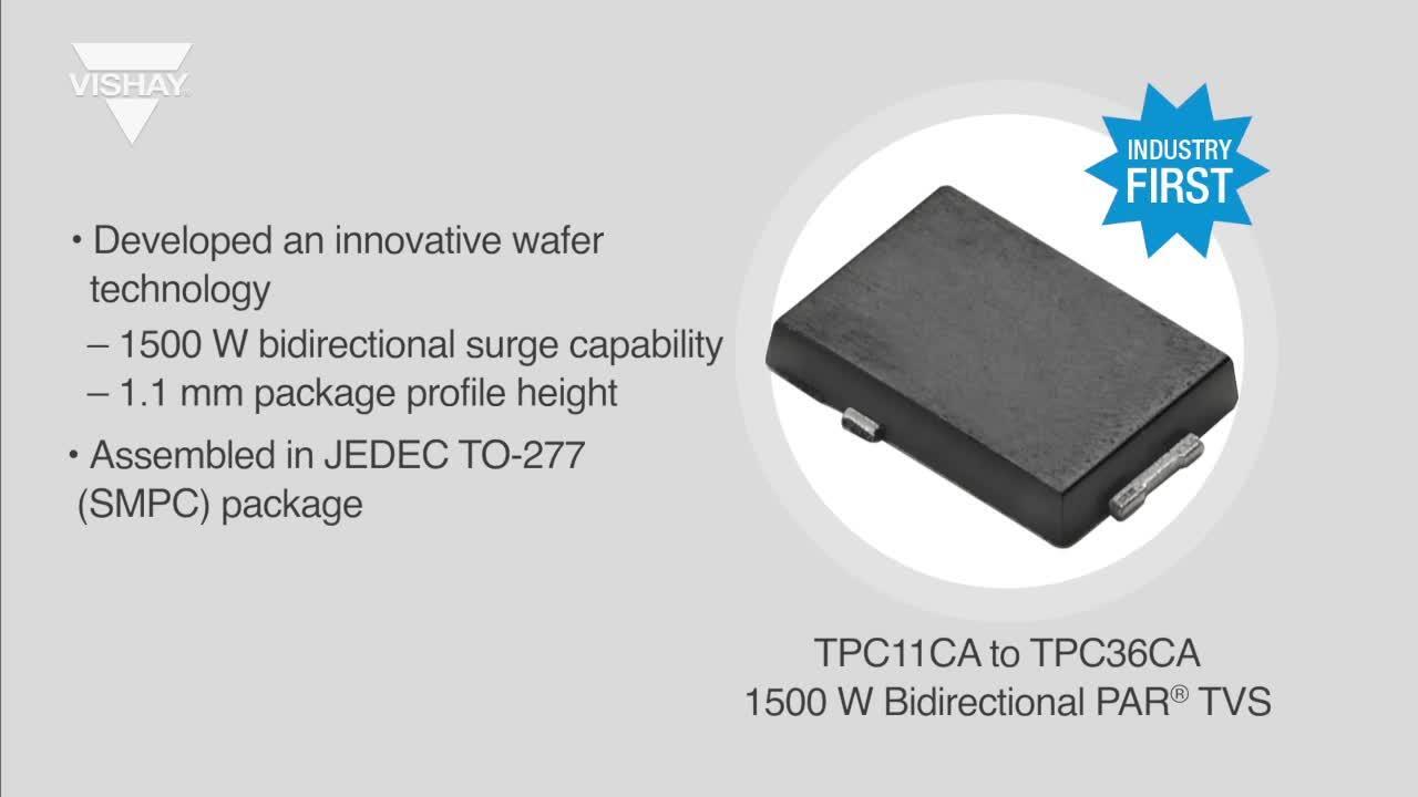 Bi-Directional 1500 W PAR® TVS in SMPC Package