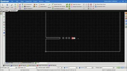 Quadcept PCB Designer - Create Board Slit