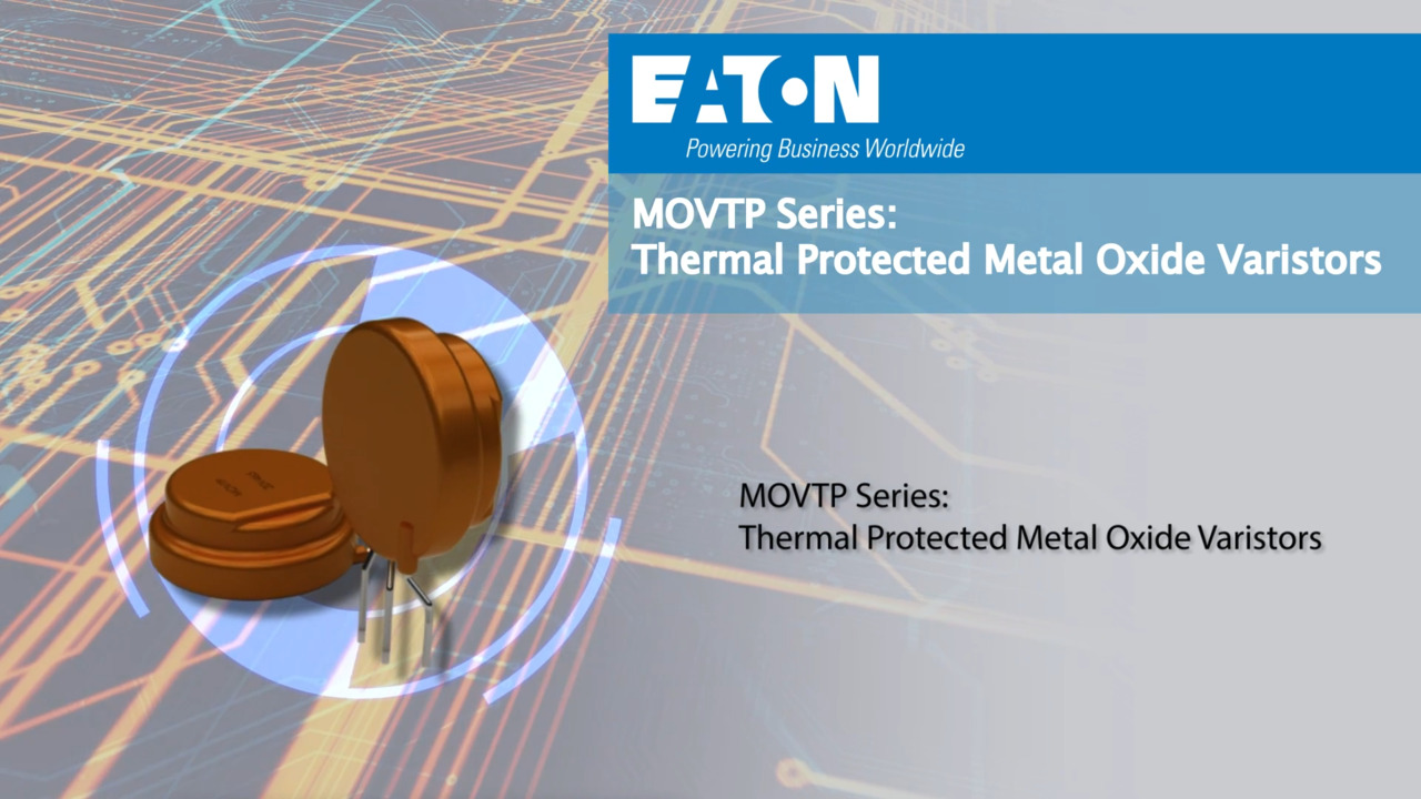 MOVTP Thermal Protected Metal Oxide Varistors