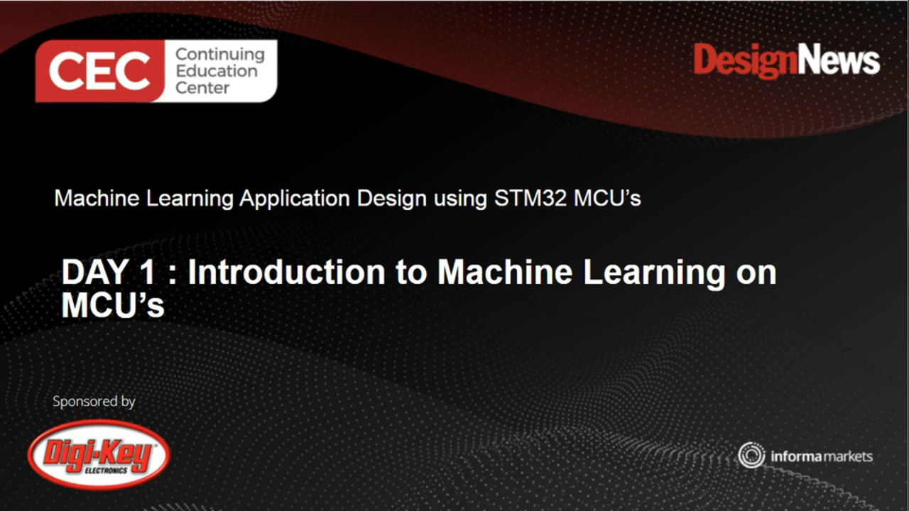 Machine Learning Application Design – Day 1