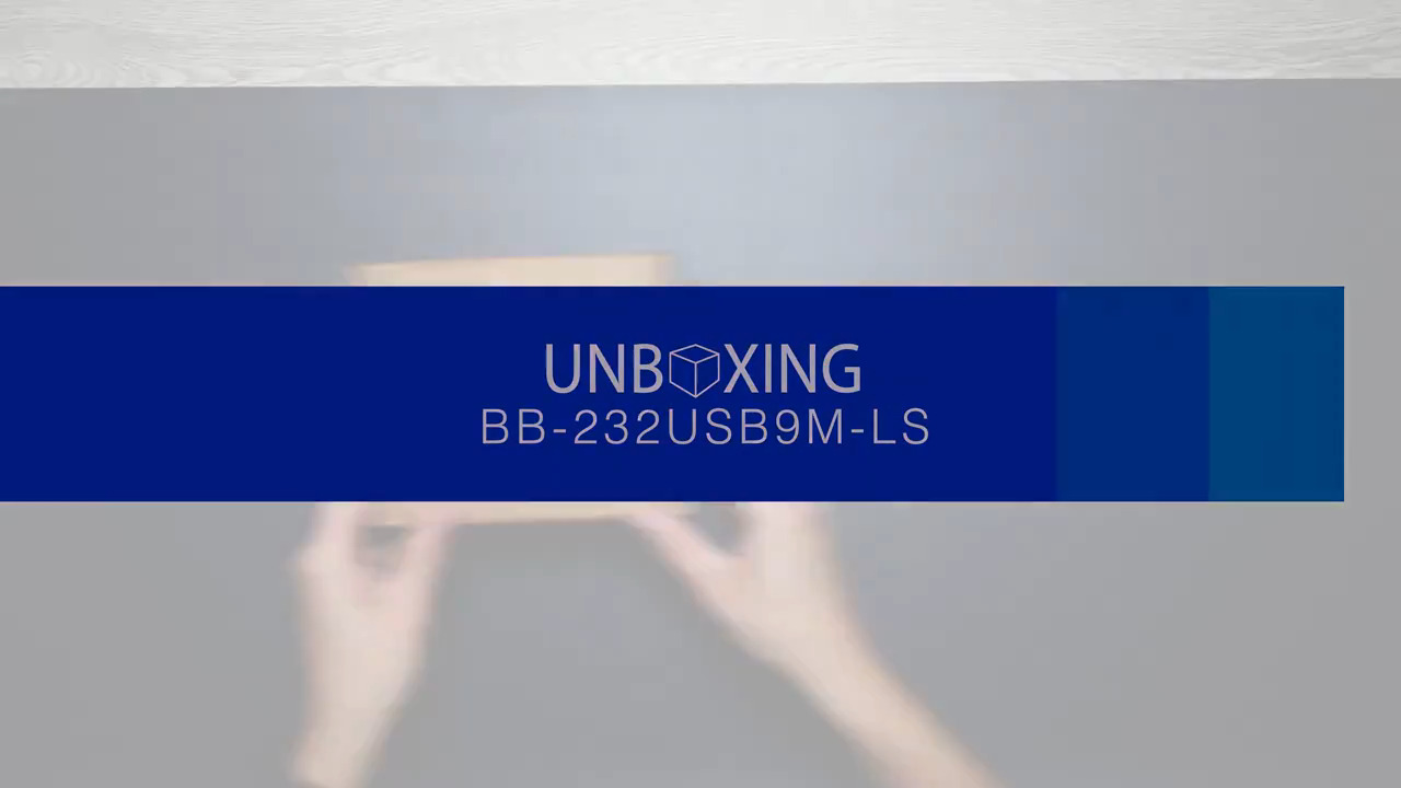 Unboxing the BB-232USB9M-LS USB to RS-232 Converter (Long Surge Protection)