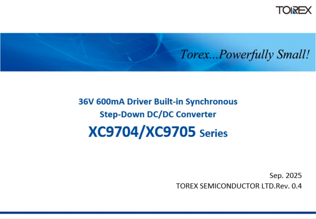 XC9704/XC9705 series product information