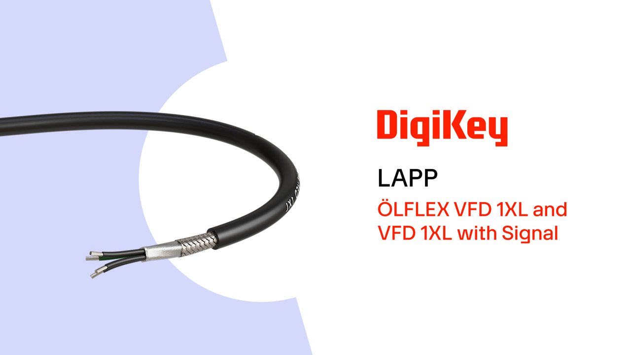 ÖLFLEX VFD 1XL and VFD 1XL with Signal from LAPP PIO | DigiKey
