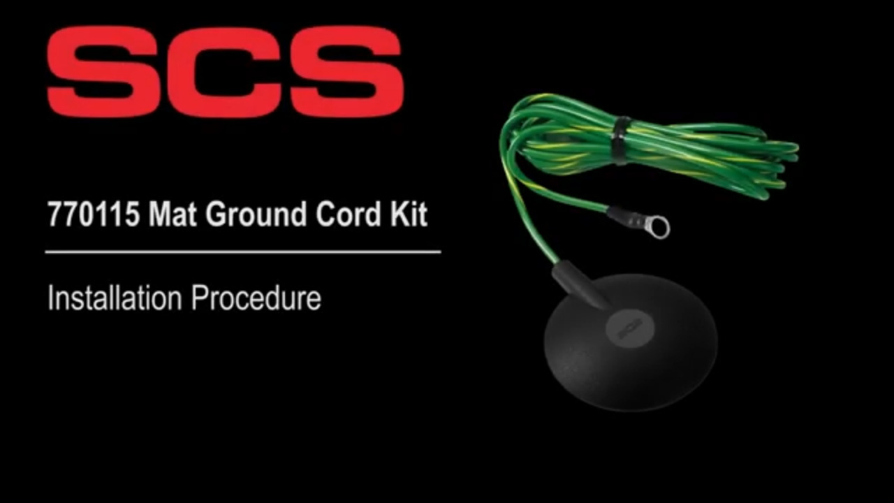SCS - 770115 Mat Ground Cord Kit – Installation