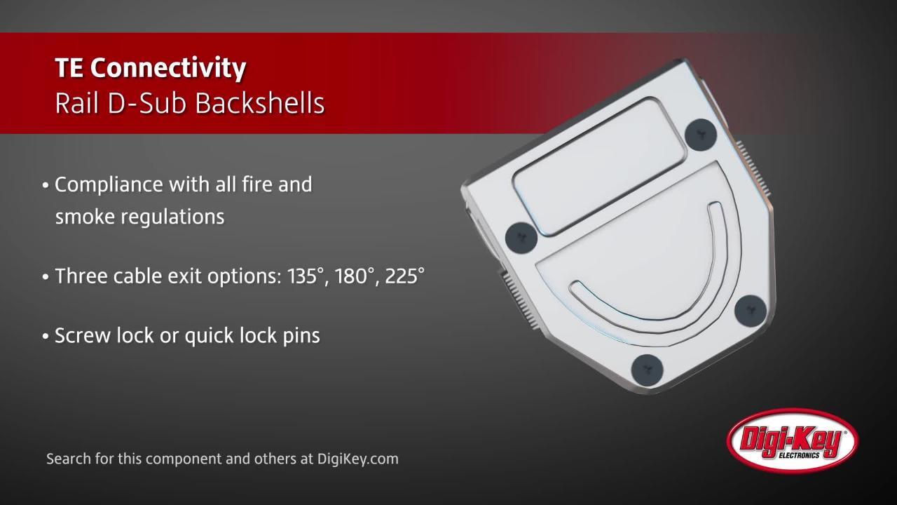 TE Connectivity D-Sub Backshells | DigiKey Daily