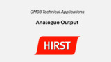 GM08 Technical Applications: Analogue Output GM08 Technical Applications: Analogue Output