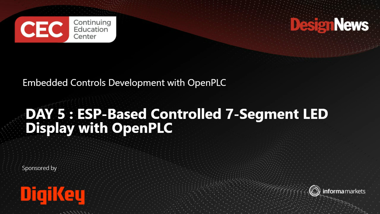Embedded Controls Development using OpenPLC – Day 5