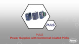PULS Power Supplies with Conformal Coated PCBs | Datasheet Preview PULS Power Supplies with Conformal Coated PCBs | Datasheet Preview