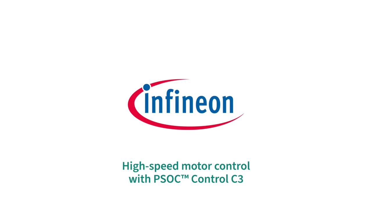 High-speed motor control with PSOC Control C3