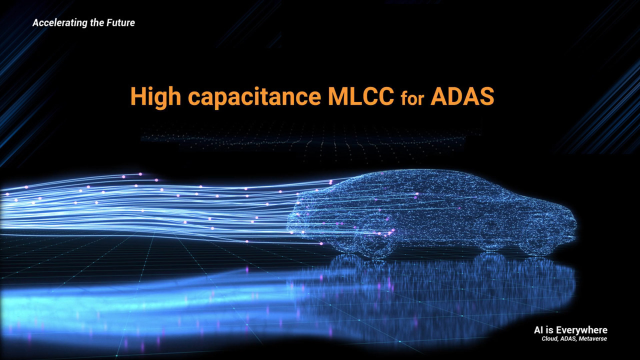 High capacitance MLCC for ADAS