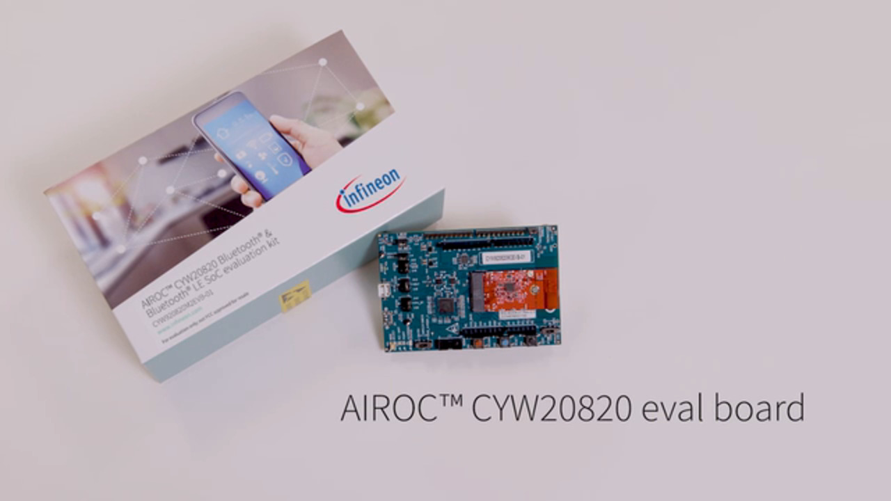 Unboxing the AIROC™ CYW20820 Bluetooth® Eval Kit