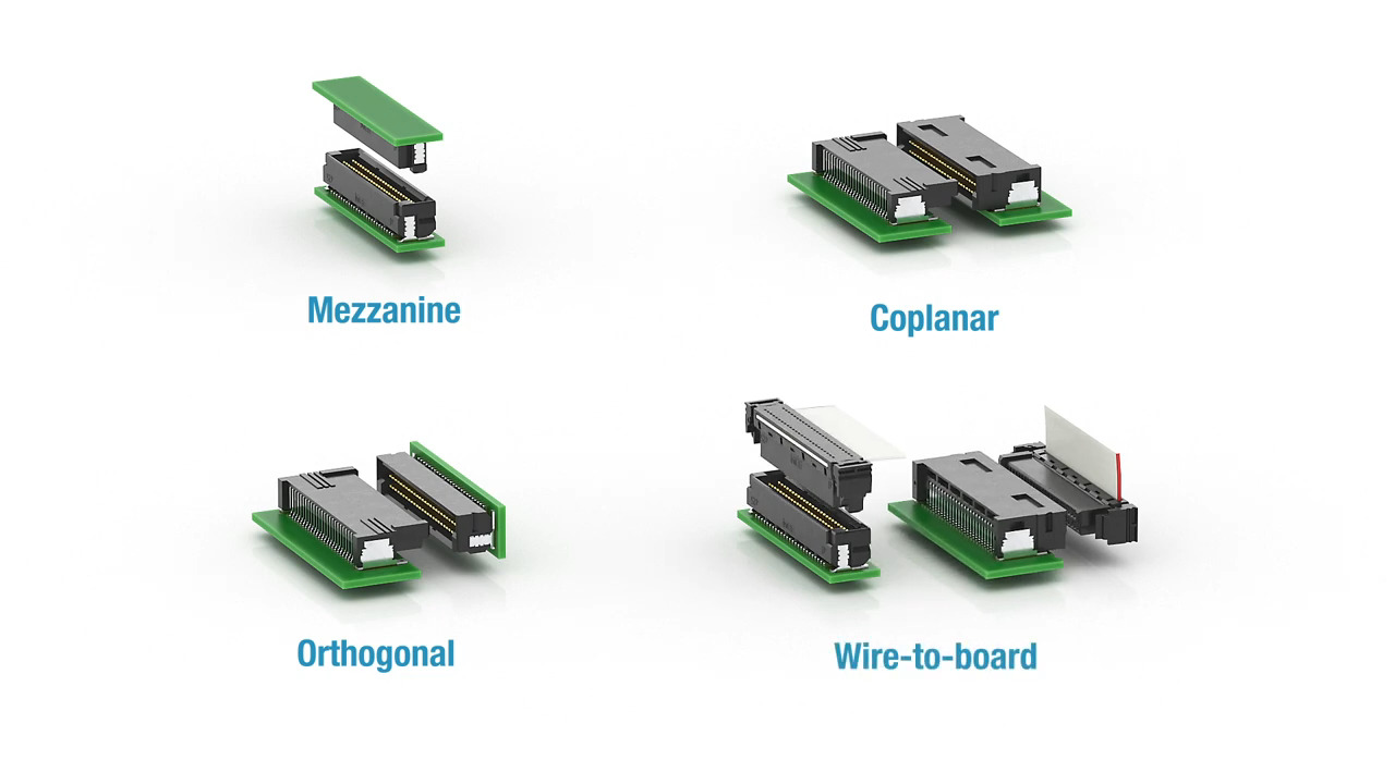 MicroCon - miniaturized, double row Finepitch connectors