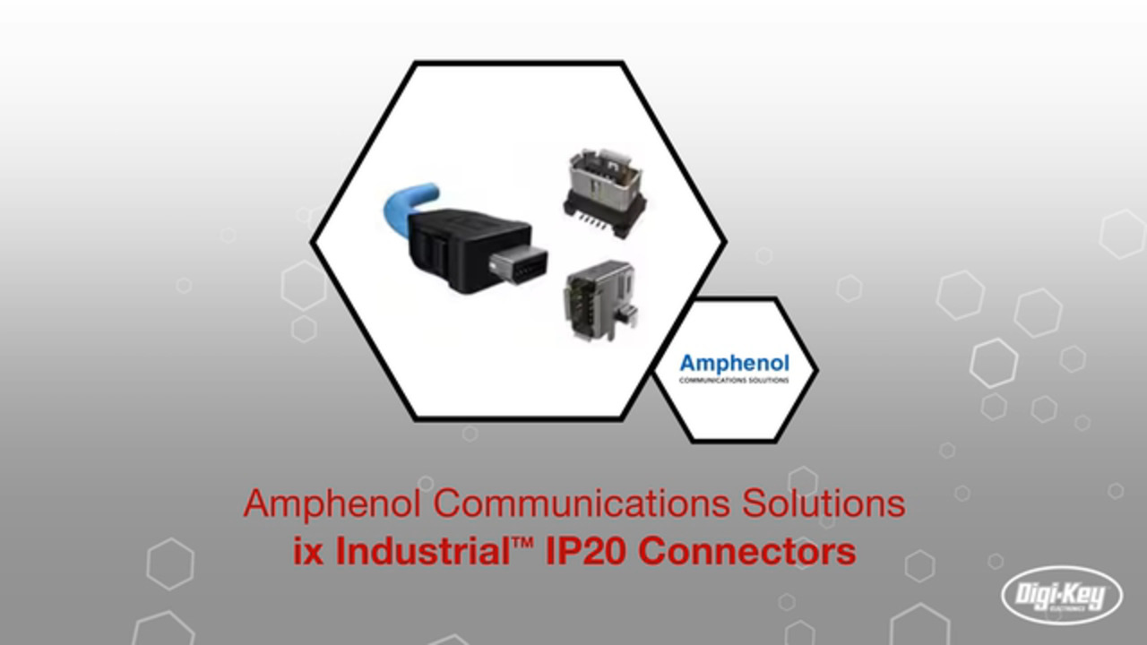 Amphenol ACS - ACPA ix Industrial™ IP20 Connectors | Datasheet Preview