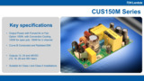TDK-Lambda CUS150M Series TDK-Lambda CUS150M Series