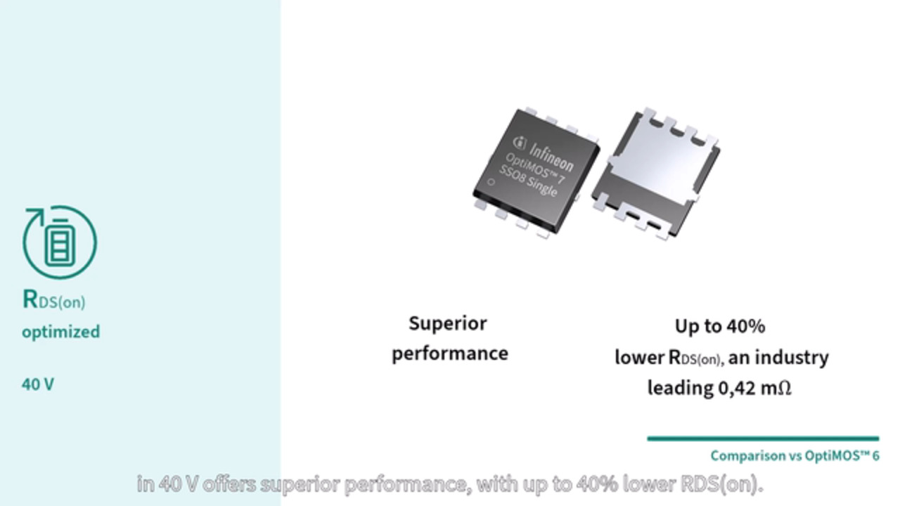 Introducing the new OptiMOS™ 7 application-optimized power MOSFETs