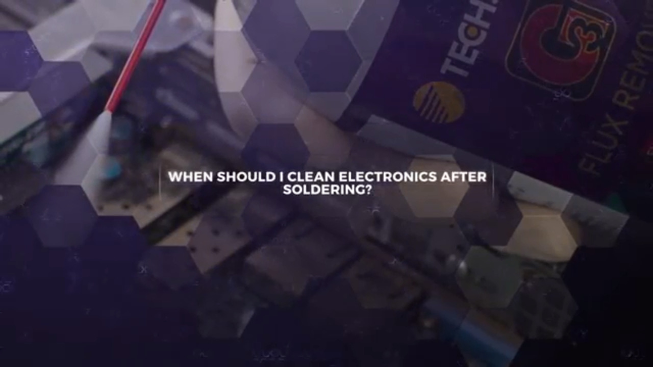 Cleaning Electronics After Soldering