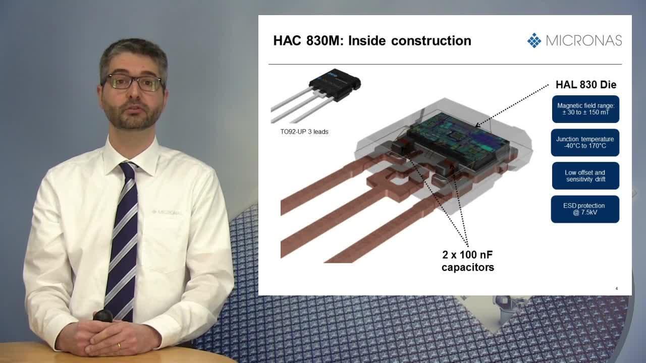 HAC 830M - EMC-proof linear Hall sensor