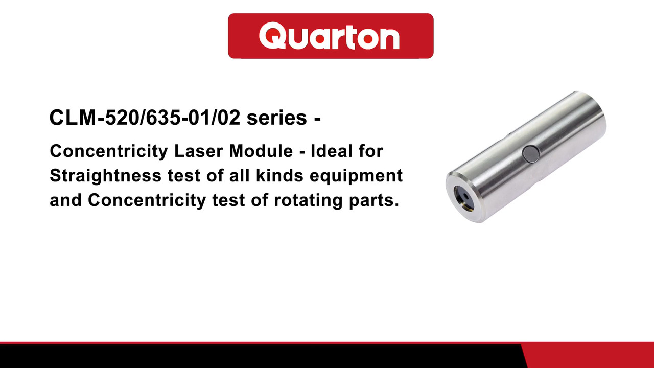 Concentricity / Precision Laser Modules are designed for high-accuracy alignment tasks, including concentricity tests, machine alignment, and straightness verification. It offers minimal beam deviation, ensuring precise results.