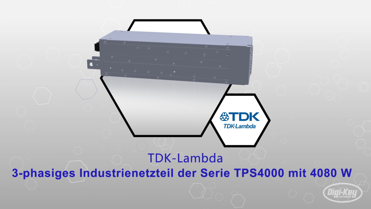 3-phasiges Industrienetzteil der Serie TPS4000 mit 4080 W | Datasheet Preview