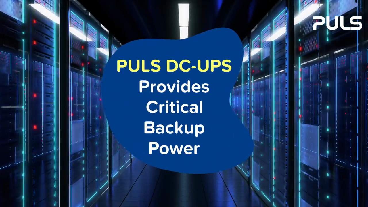 PULS DC-UPS Provides Critical Backup Power