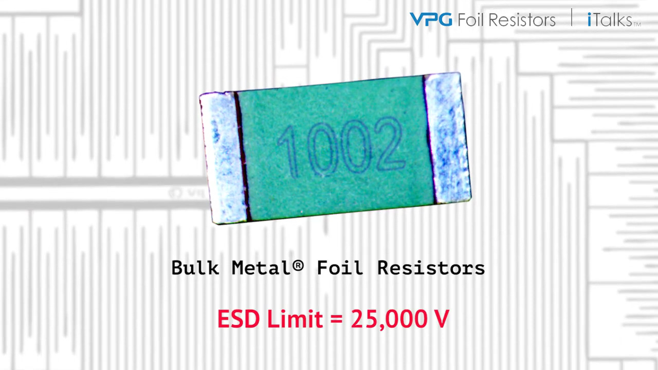 The Latent Effect of ESD on Thin Film vs Bulk Metal® Foil Resistors