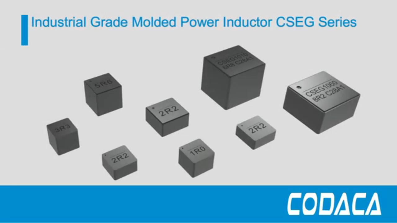 Industrial Grade Molded Power Inductor CSEG Series Optimize Power Efficiency