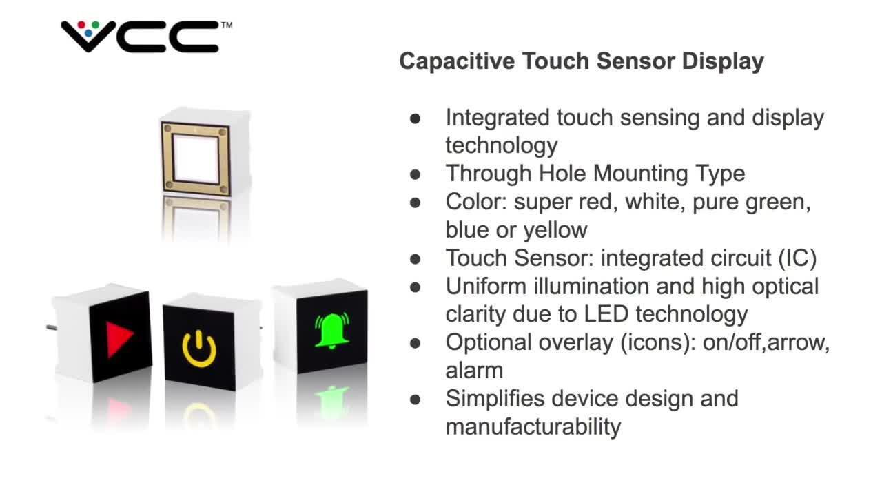 New Product Introduction: Capacitive Touch Sensor Display