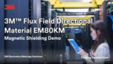 3M™ Flux Field Directional Material EM80KM Magnetic Shielding Demo 3M™ Flux Field Directional Material EM80KM Magnetic Shielding Demo