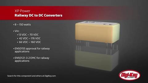 XP Power Railway DC/DC Converters | DigiKey Daily