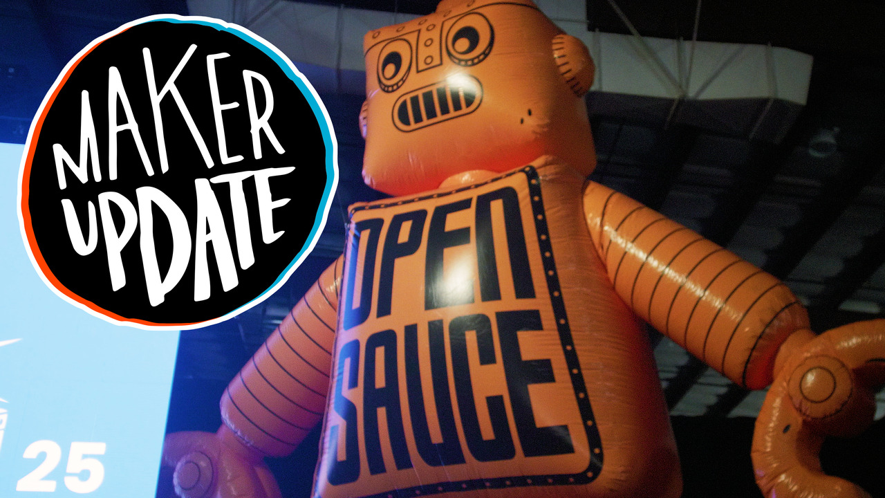 This week on Maker Update: a lung-powered synthesizer, too many keys, an omnidirectional treadmill, reflecting on color, and a robot that will steal your heart. We’re at Open Sauce 2025!