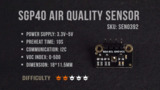 Introducing SGP40 Air Quality Sensor Introducing SGP40 Air Quality Sensor