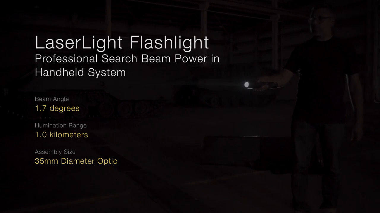 SLD LaserLight - Flashlight with Strobing