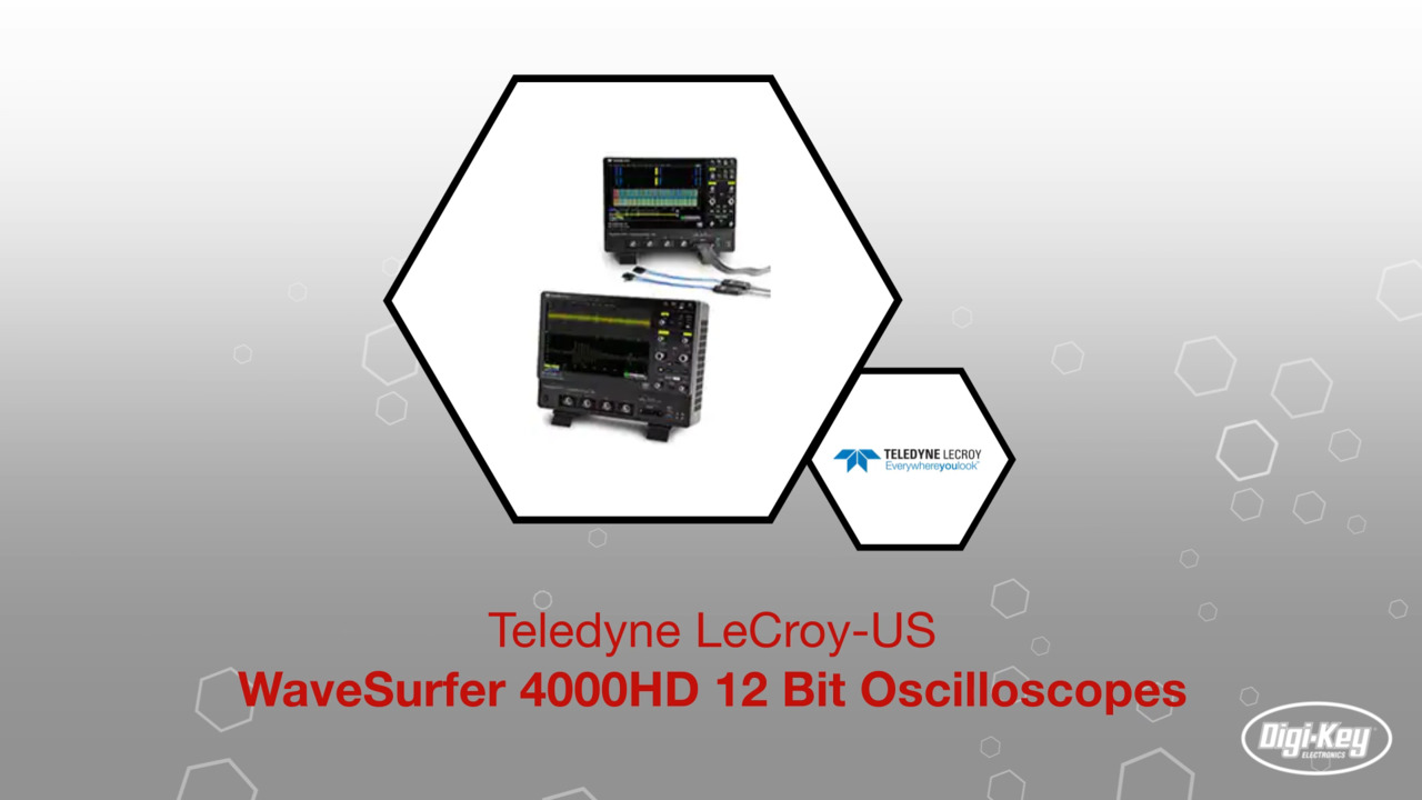 Teledyne LeCroy WaveSurfer 4000HD 12 Bit Oscilloscopes | Datasheet Preview
