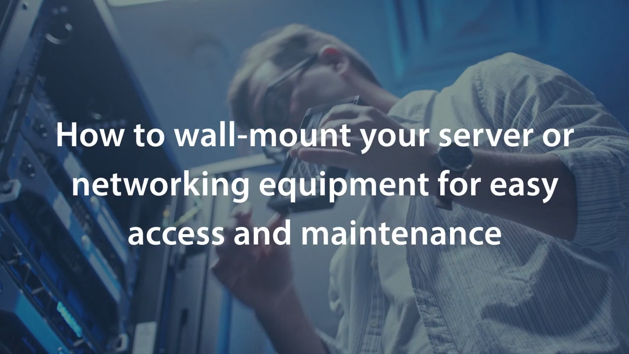 How to Wall-Mount Your Server or Networking Equipment