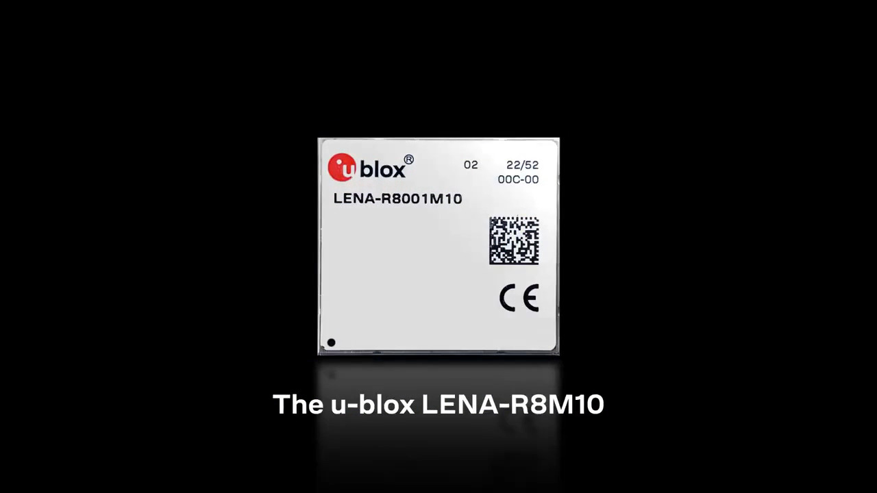 Introducing the u-blox LENA-R8M10, an LTE Cat 1bis module integrated with the u-blox M10 GNSS platform