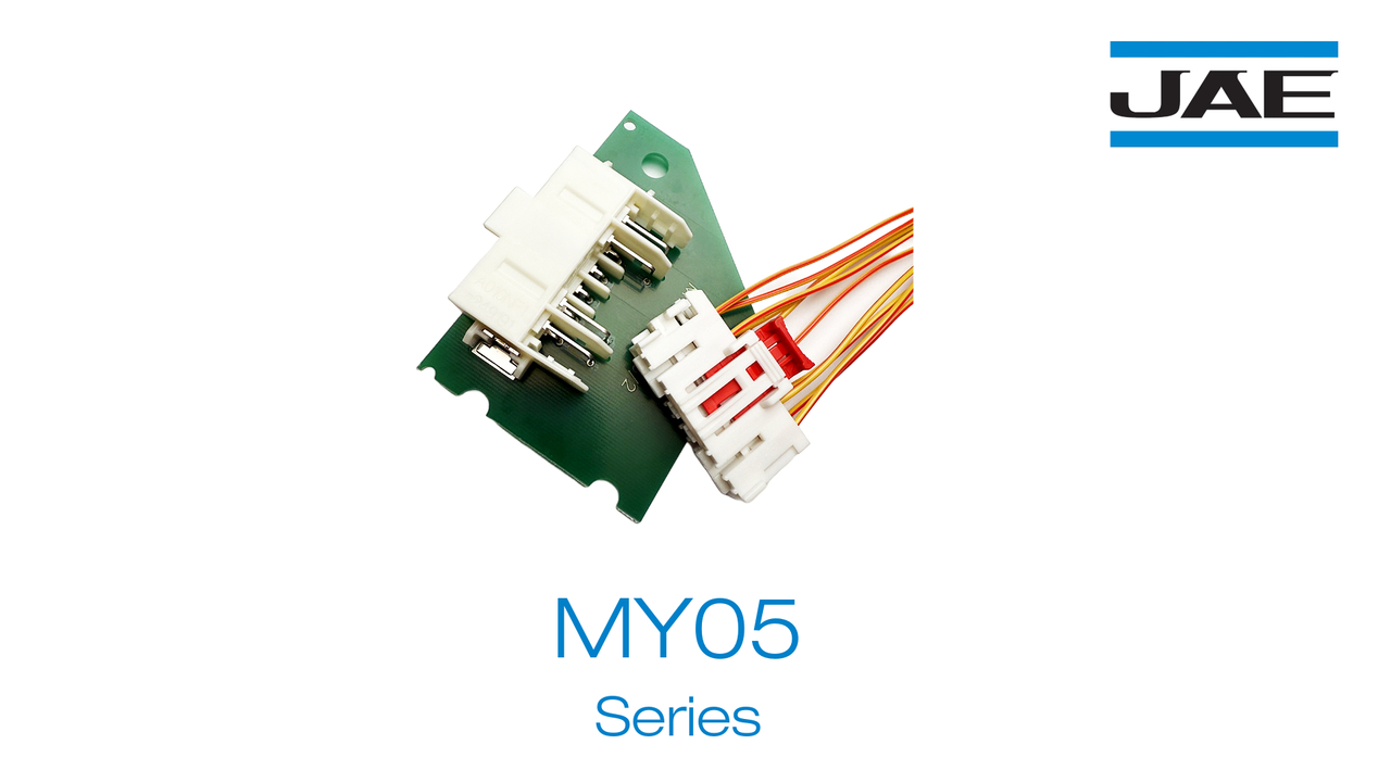 JAE’s MY05 Series: 1,000 V High Voltage Low Current Connectors for BMS