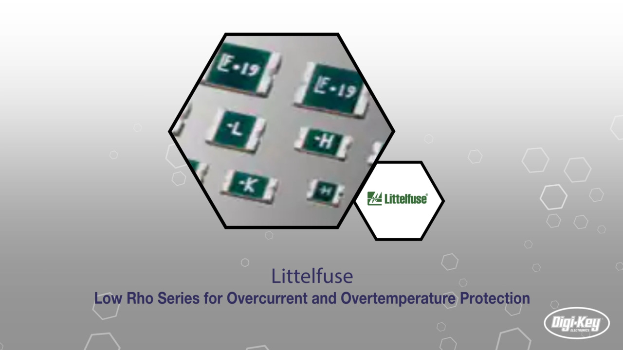 Low Rho Series for Overcurrent and Overtemperature Protection | Datasheet Preview