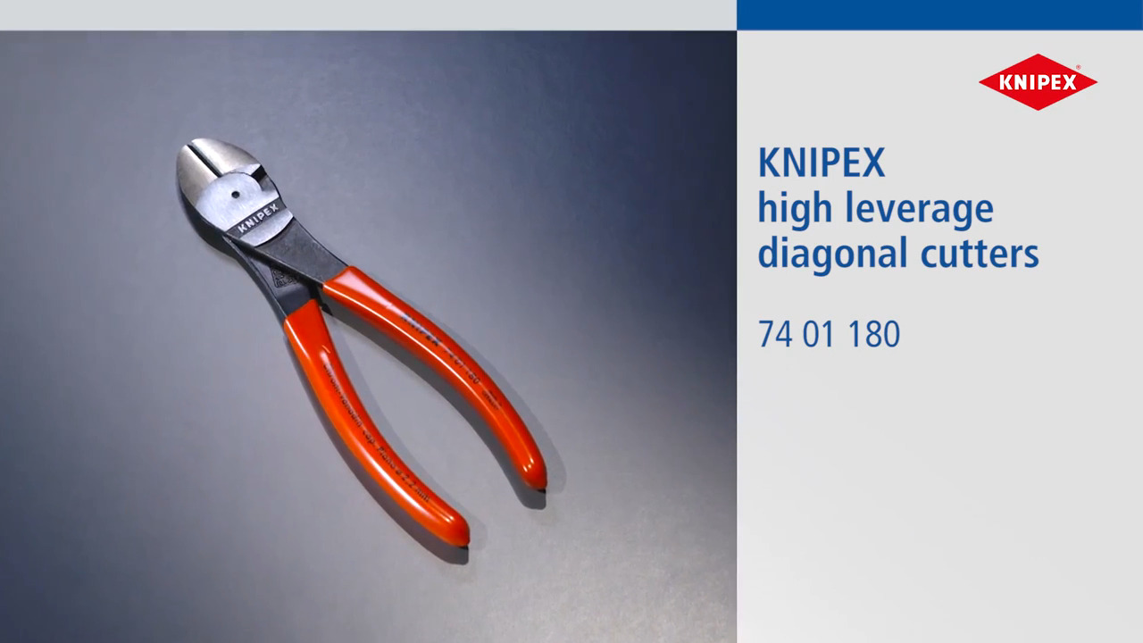KNIPEX High Leverage Diagonal Cutter 74 01 180