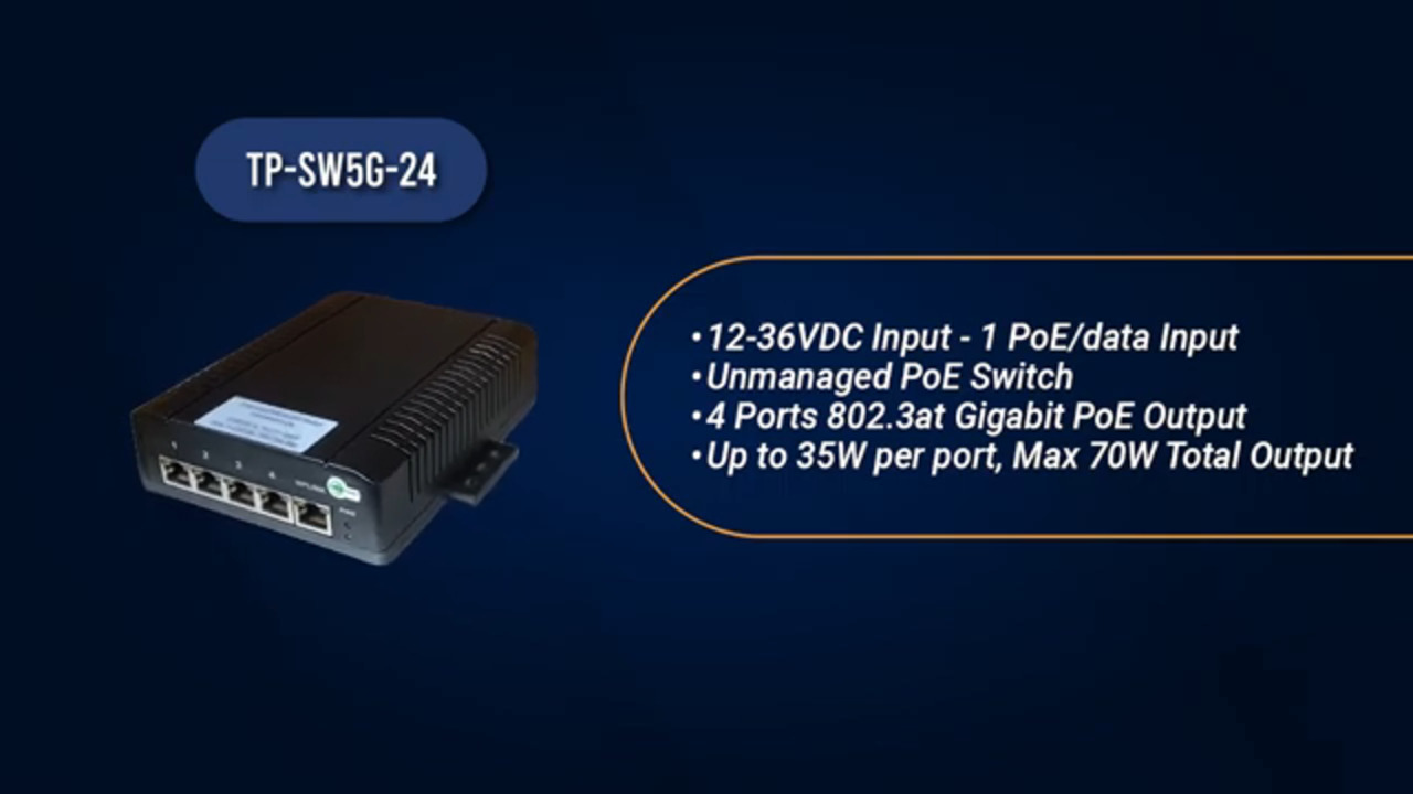 TP-SW5G-24(HP) Switches - Highlights - Tycon Systems®