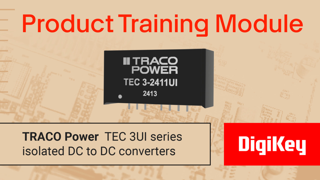 TRACO Power TEC 3UI Series DC-DC Converters – PTM | DigiKey