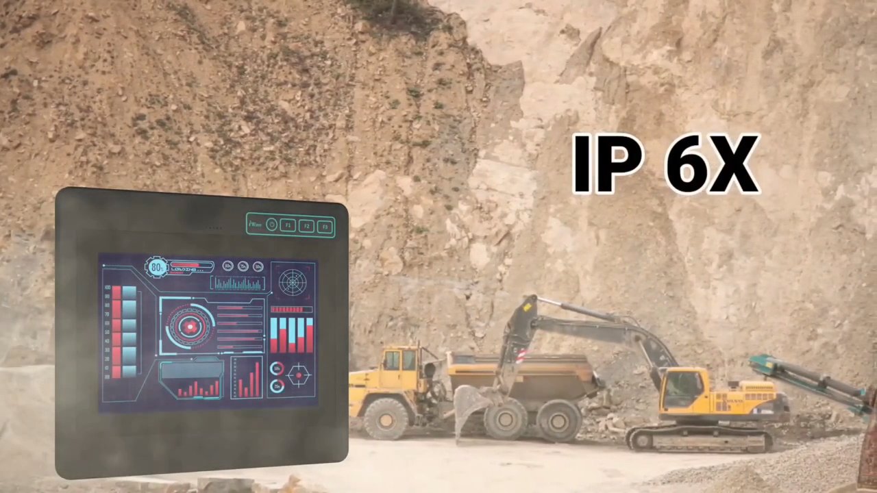 HMI Solution with IP67 Protection Class – 7”, 10.1”, 12.1”